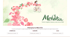 Desktop Screenshot of melvita.com